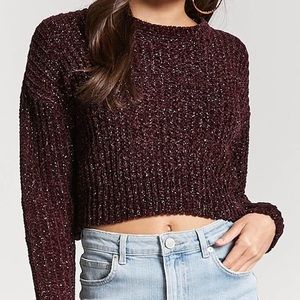 Forever21 | Aubergine Gold Sweater Top